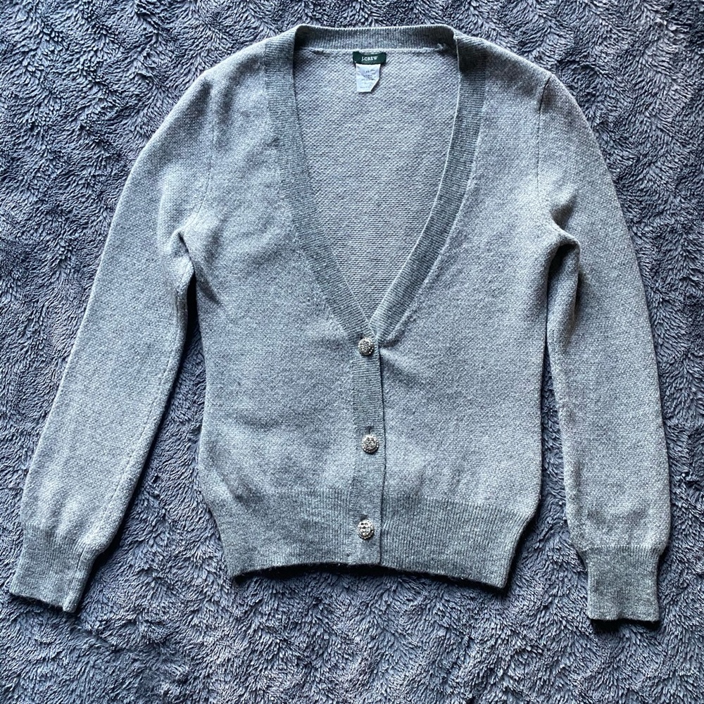 Grey J. Crew cardigan